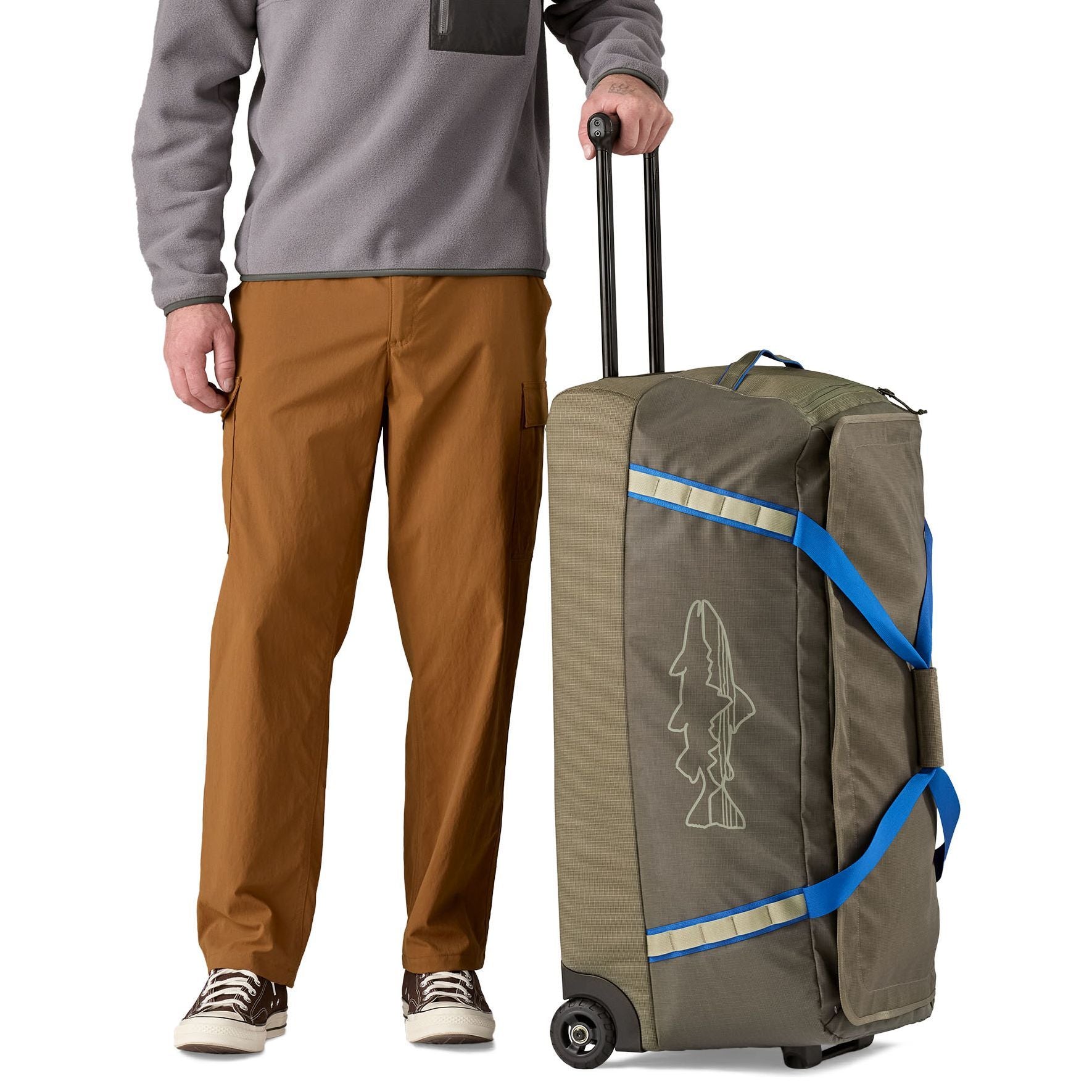 Patagonia Black Hole Wheeled Duffel 100L Basin Green Image 02